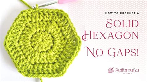 How to Crochet a Completely Solid Hexagon – Without Gaps!