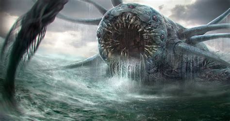 Charybdis | Concept art world, Sea monsters, Sea monster art