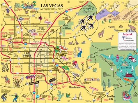 Las Vegas Visitor's Map