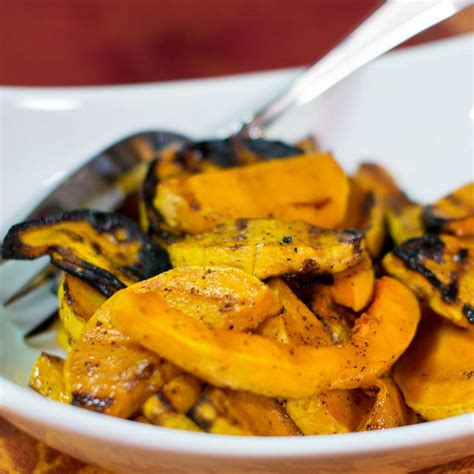 Grilled Butternut Squash with Honey Maple Glaze | Umami