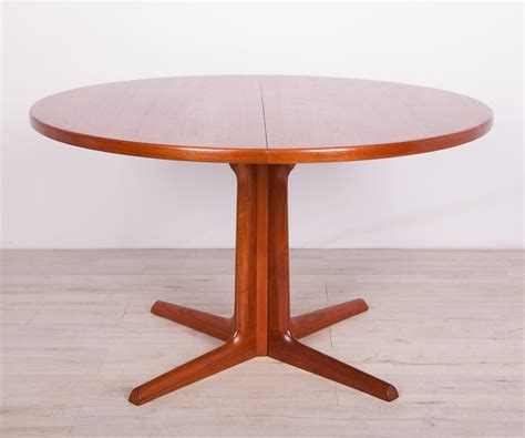 Mid Century Teak Round Dining Table from Gudme Mobelfabrik, 1960s | #146567