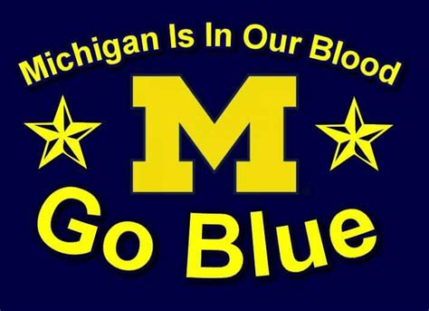 GO BLUE! | Michigan wolverines football, Michigan football, Michigan football funny