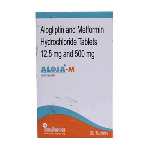 Alogliptin And Metformin Tablets, 12.5 mg + 500 mg at Rs 550/bottle in ...