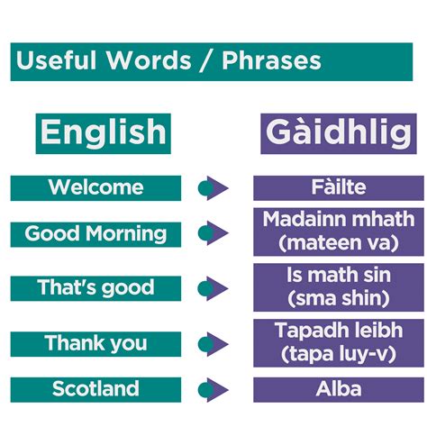 Gaelic Phrases