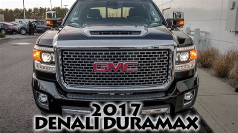 2017 Sierra Denali 2500HD Duramax Diesel - First Look! - YouTube