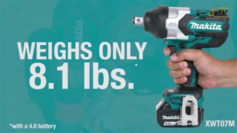 Makita High Torque 3 4 inch Sq Drive Impact Wrench XWT07 - YouTube