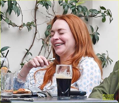 Lindsay Lohan & Bader Shammas Share A Sweet Moment During Lunch In NYC: Photo 4808189 | Lindsay ...