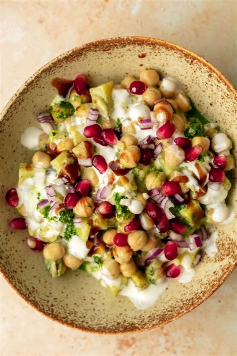 Easy Aloo Chana Chaat Recipe with Yogurt - Shivani Loves Food