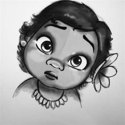 10 Best For Step By Step Baby Moana Drawing Easy Tasya Baby | Images and Photos finder