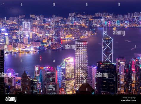 Hong Kong Skyline Stock Photo - Alamy