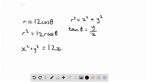 SOLVED:In Exercises 59–74, convert each polar equation to a rectangular equation. Then use a ...