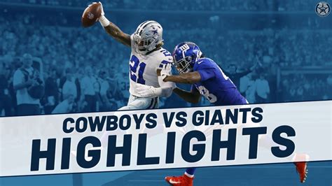 Dallas Cowboys Highlights versus New York Giants | Blogging the Boys ...