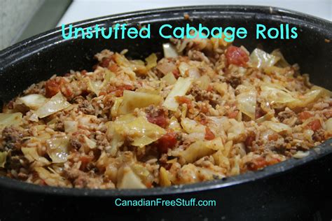 Easy Unstuffed Cabbage Rolls Recipe