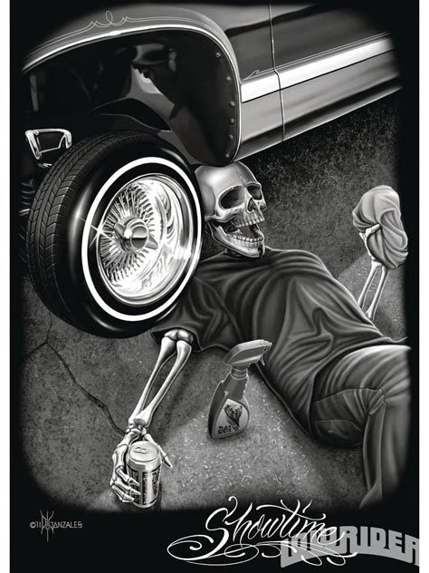 David Gonzales Art - Lowrider Magazine | Lowrider art, Chicano art, Chicano