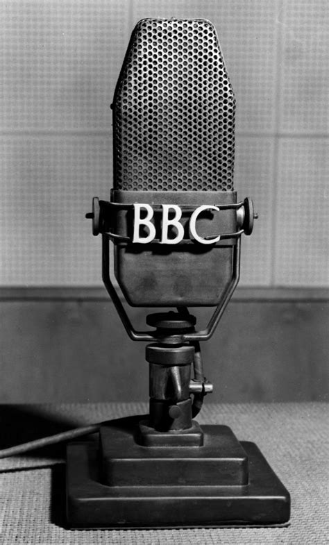 BBC microphone from 1957. | Old tv, Old time radio, Vintage tv