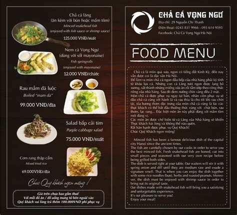 Chả Cá Vọng Ngư - Hotline: 024331996