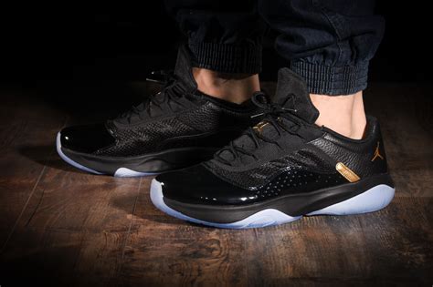 NIKE AIR JORDAN 11 RETRO LOW COMFORT DMP BLACK GOLD for £115.00 ...