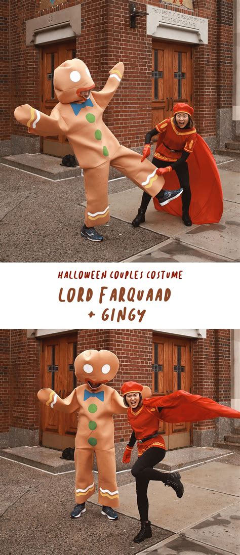 Halloween Couples Costume: Lord Farquaad + Gingy | Shrek halloween costume, Duo halloween ...