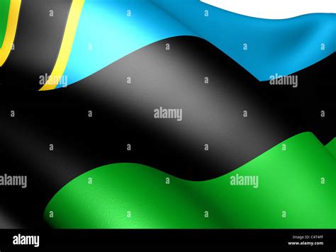 Flag of Zanzibar. Close up Stock Photo - Alamy