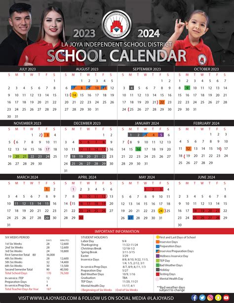 LJISD District Calendar | La Joya Independent School District