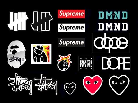 Sticker SWAG : $1 Supreme Box Logo Stickers Stussy Undefeated Hundreds ...