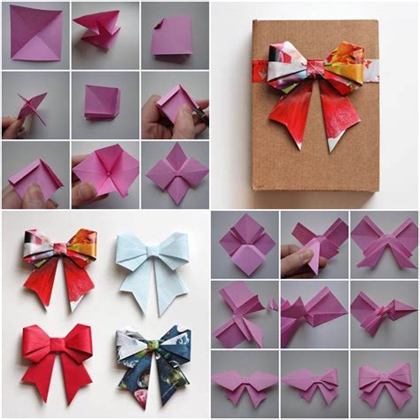 Basteln Demenz Paper Bow Paper Bows Diy Gift Bows | My XXX Hot Girl