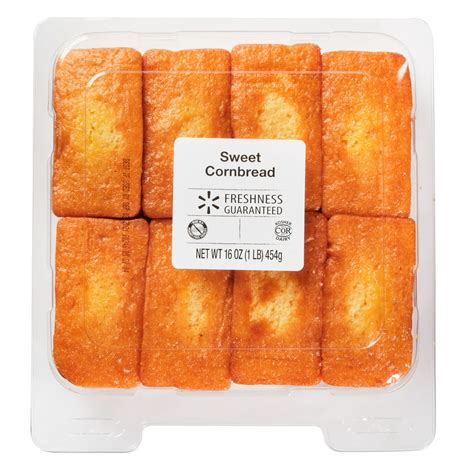 Freshness Guaranteed Sweet Cornbread, 16 oz, 8 Count - Walmart.com - Walmart.com