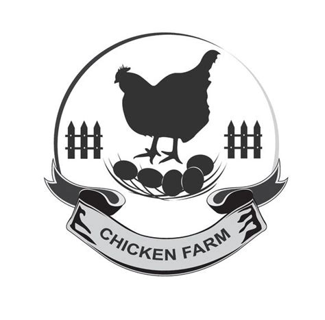 chicken farm emblem, hen, icon | Chicken farm, Pencil illustration, Emblems