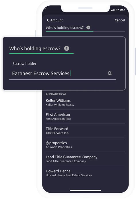 Earnnest Escrow Services