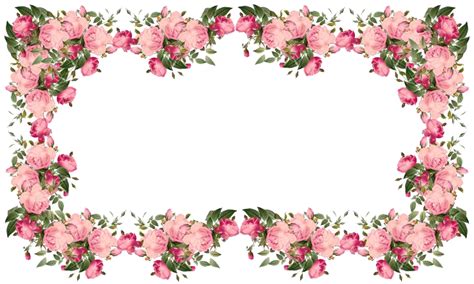 Flowers Borders Transparent Transparent HQ PNG Download | FreePNGImg