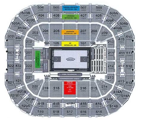 Mall Of Asia Arena Floor Plan | Viewfloor.co