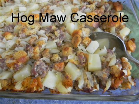 Home Joys: Hog Maw Casserole