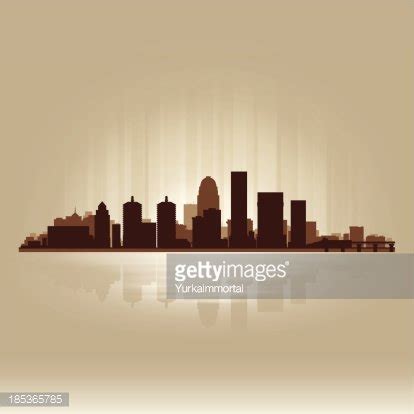 Louisville City Skyline Silhouette Stock Clipart | Royalty-Free | FreeImages