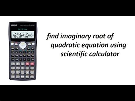 Imaginary Roots Of Quadratic Equation Calculator - Tessshebaylo