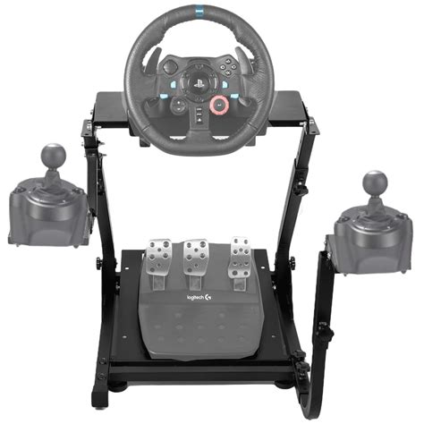 Buy Anman G29 Racing Wheel Stand with Double Gear Shifter Mount fits Logitech G25 G27 G920 G923 ...