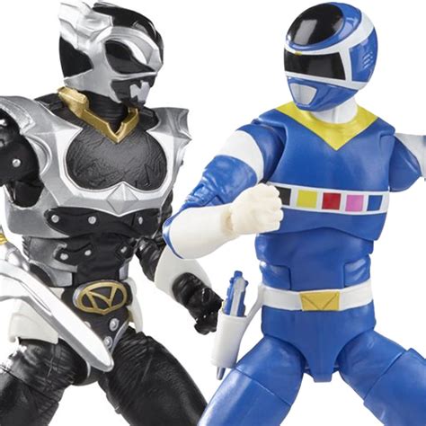 Power Rangers Lightning Collection In Space Blue Ranger Vs. Silver Psycho Ranger 6-Inch Action ...