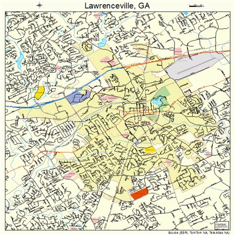 Zip Code Map Lawrenceville Ga - United States Map