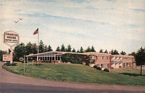 Charter House Motor Hotel Kittery, ME Postcard