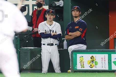 L R Roki Sasaki Yu Darvish Editorial Stock Photo - Stock Image ...