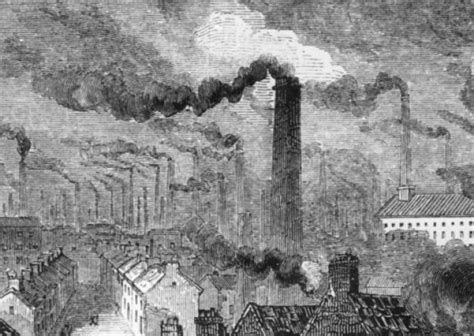 Manchester in the Industrial Revolution, circa 1865. | Industrial revolution, Revolution art ...