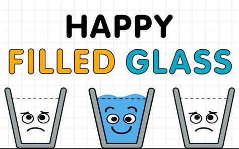 Happy Filled Glass Puzzle Game - Play online at simple.game