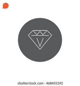 Diamond Icon Vector Stock Vector (Royalty Free) 468455192 | Shutterstock