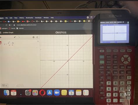 TI-84 is graphing wrong? Any help? (not a zoom issue, as you can see x=2.121 but y = 0 on the ...