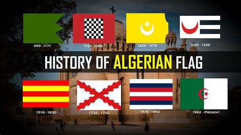 The History of Algerian Flag ( From 777 - Present) - YouTube