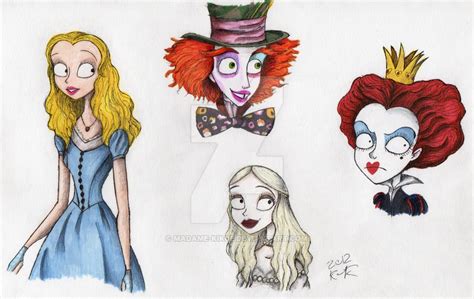 Burton's Alice in Wonderland by Madame-Kikue on DeviantArt | Tim burton ...