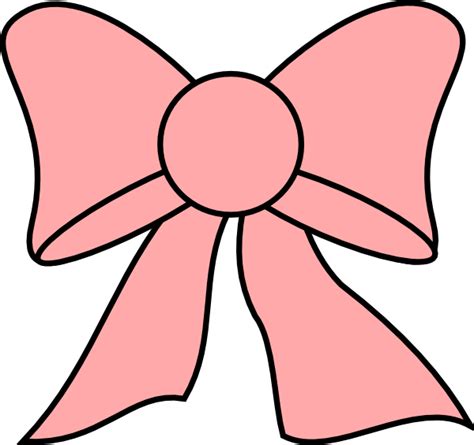 Pink Bow Clip Art at Clker.com - vector clip art online, royalty free ...