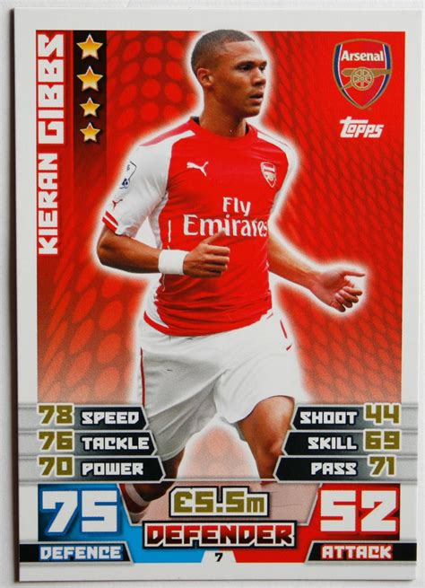 Soccer Cards Match Attax 2015 2016 Football Single Cards Arsenal Soccer Various Players Sports ...