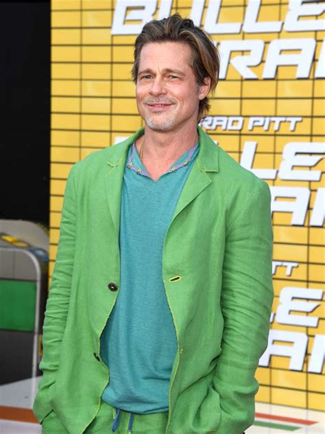 Bullet Train 2022 Brad Pitt Green Suit | Jacket Hub