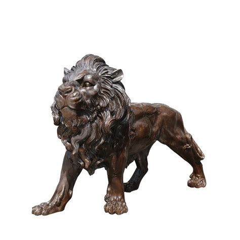 Moden Art Outdoor Custom Bronze Giant Lion Sculpture