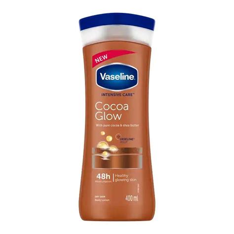 Vaseline Intensive Care Cocoa Glow Pure Cocoa Butter Lotion 400ml ...